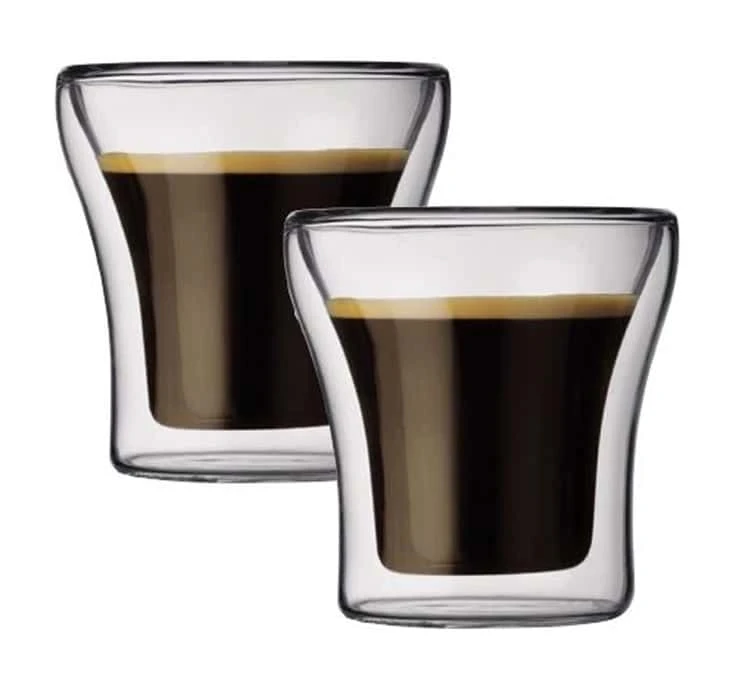 Lot De 6 Verres Double Paroi 10cl+20cl+40cl - BODUM 4 Lot De 6 Verres Double Paroi 10cl+20cl+40cl - BODUM – Image 2