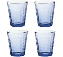 4 Verres Prisme Marine 27.5 Cl - Duralex