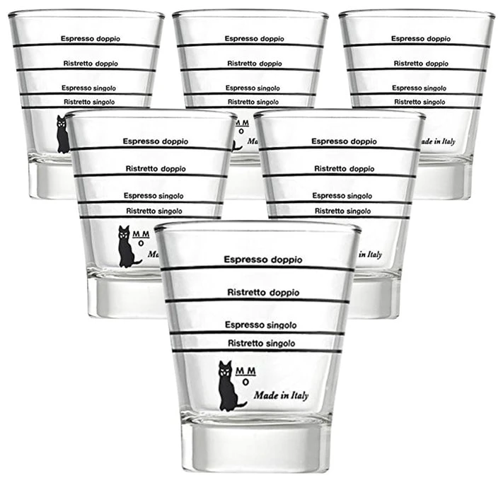 6 Verres Gradués - Motta 3 6 Verres Gradués - Motta