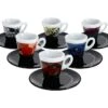 Tasses - ZICAFFE - Tasses Et Sous-tasses The Art Of Espresso 7 Cl -Smeg Soldes Boutique 6artt