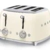 Grille-pain TSF03CREU 4 Tranches Crème - SMEG