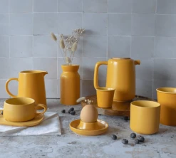 Mugs Isothermes OGO Living En Grès Jaune 20cl X2 -Smeg Soldes Boutique 7912132 3 1
