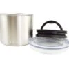 Boîte Conservatrice Inox Argent Avec Vide D'air 250g - Airscape -Smeg Soldes Boutique airscape1 4
