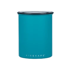 Lot 2 Boites De Conservation Inox - AIRSCAPE - Avec Vide D'air Turquoise Mat - 500g Et 250g -Smeg Soldes Boutique airscape as06m07 01