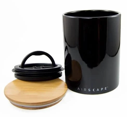 Lot 2 Boîtes Conservatrices Céramique Noir Avec Vide D'air 500g Et 250g - Airscape 4 Lot 2 Boîtes Conservatrices Céramique Noir Avec Vide D'air 500g Et 250g - Airscape – Image 2