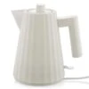 Bouilloire électrique 1L Plissé Blanche - ALESSI 2 Bouilloire électrique 1L Plissé Blanche - ALESSI -Smeg Soldes Boutique alessi bouilloire b1