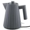 Bouilloire électrique 1L Plissé Grise - ALESSI -Smeg Soldes Boutique alessi bouilloire g1