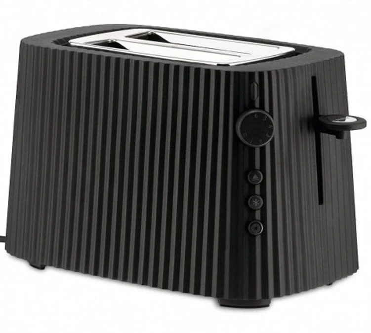 Grille-pain électrique - 2 Fentes - Noir Plissé- Alessi 3 Grille-pain électrique - 2 Fentes - Noir Plissé- Alessi
