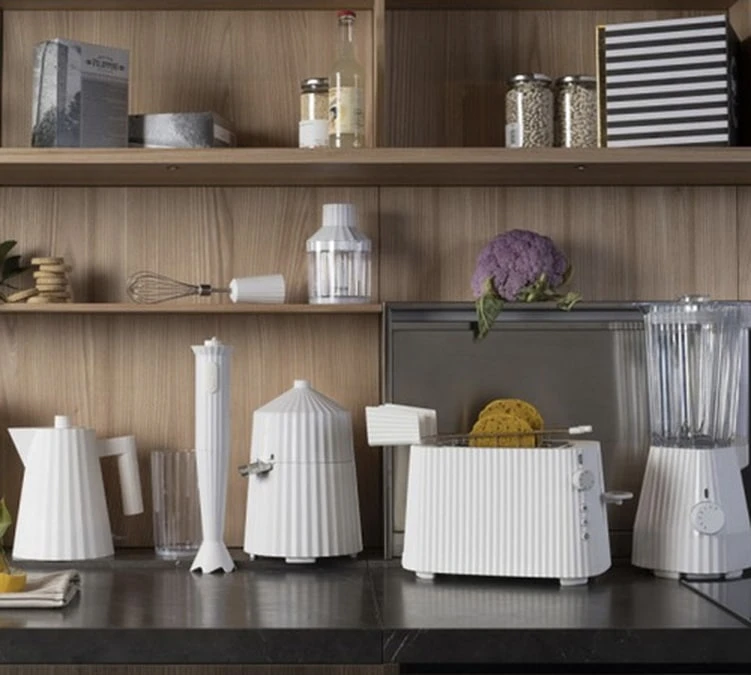 Grille-pain électrique - 2 Fentes - Noir Plissé- Alessi 6 Grille-pain électrique - 2 Fentes - Noir Plissé- Alessi – Image 4