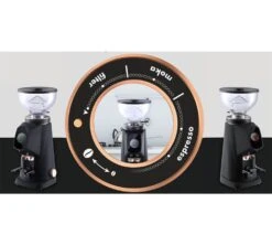 Moulin à Café Fiorenzato AllGround Noir Mat -Smeg Soldes Boutique allground reglages