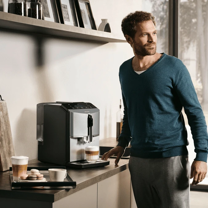 SIEMENS EQ300 - TF305E04 Inox Et Titane Métallisé - Garantie 3 Ans 6 SIEMENS EQ300 - TF305E04 Inox Et Titane Métallisé - Garantie 3 Ans – Image 4