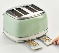 Grille Pain - Vintage 156 4 Fentes Vert- 00C015604AR0 - ARIETE -Smeg Soldes Boutique ariete 4 vintage vert4