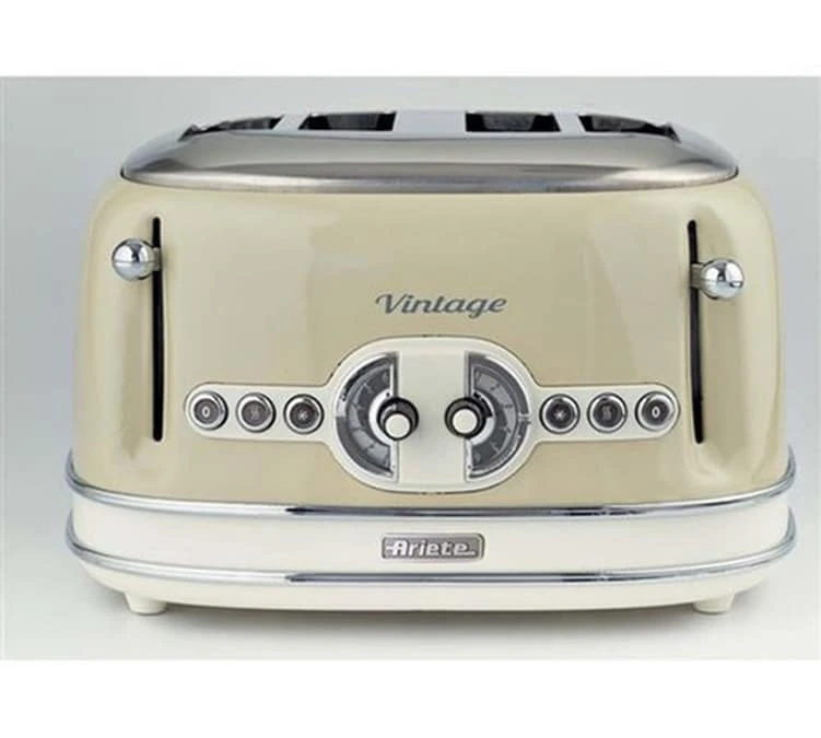 Grille Pain - Vintage 156 4 Fentes Beige - 00C015604AR0 - ARIETE 4 Grille Pain - Vintage 156 4 Fentes Beige - 00C015604AR0 - ARIETE – Image 2