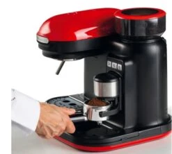 Machine Expresso Avec Broyeur ARIETE Moderna 1318 Rouge -Smeg Soldes Boutique ariete moderna rouge 2