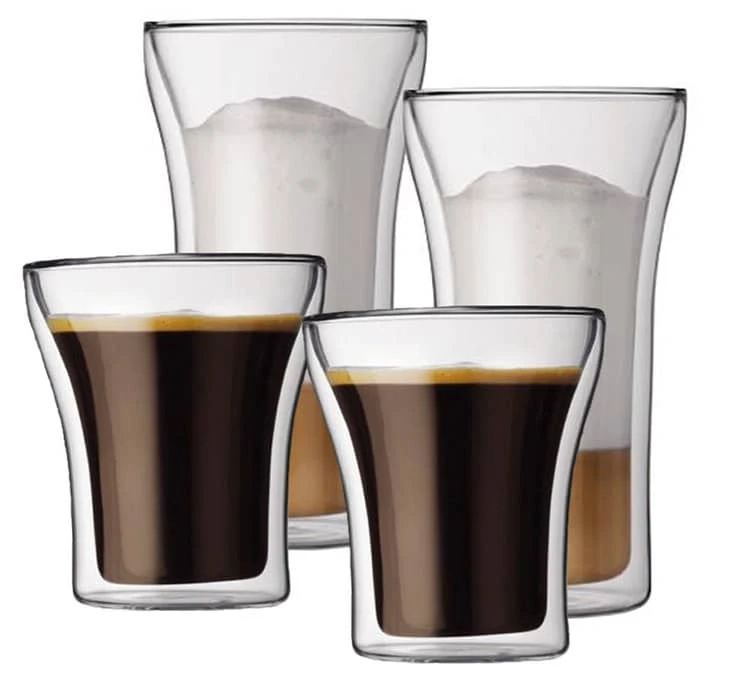 4 Verres Assam 20cl Et 40cl - Bodum 3 4 Verres Assam 20cl Et 40cl - Bodum