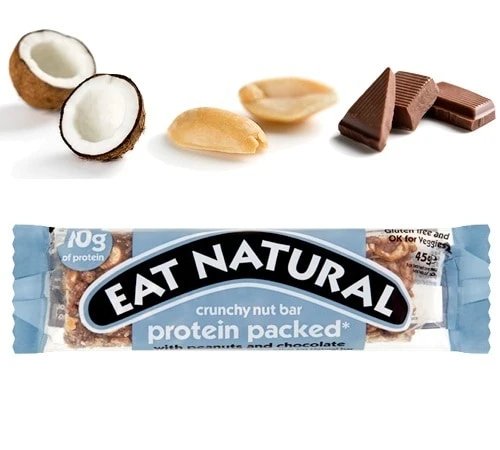 12 Barres Gourmandes Protéines (cacahuètes, Noix De Coco, Etc.) - Eat Natural 4 12 Barres Gourmandes Protéines (cacahuètes, Noix De Coco, Etc.) - Eat Natural – Image 2