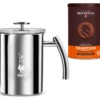 Pack Mousseur à Lait En Acier 33 Cl Bialetti + Chocolat En Poudre Tradition Monbana -Smeg Soldes Boutique bialetti monbana