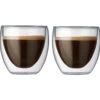 Verres Double Paroi BODUM - Pavina 2x8cl -Smeg Soldes Boutique bodum pavina 8cl