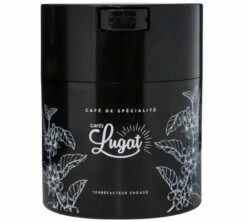 Boite Conservatrice Noire Avec Vide D'air 250g - Cafés Lugat