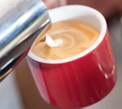 6 Tasses Et Sous-tasses Espresso Bond 8 Cl Rouge - Loveramics -Smeg Soldes Boutique bond latte