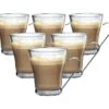 6 Verres à Cappuccino Oslo Avec Anse 22 Cl - Bormioli Rocco