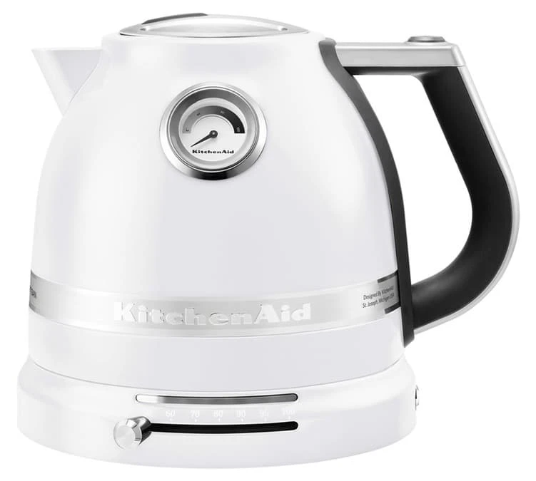 Bouilloire KitchenAid Artisan - Blanc Givré 1,5L - 5KEK1522 + Offre Cadeau - KITCHENAID 3 Bouilloire KitchenAid Artisan - Blanc Givré 1,5L - 5KEK1522 + Offre Cadeau - KITCHENAID