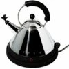 Bouilloire MG32B 1,5L Inox Et Noire + Offre Cadeau - ALESSI 1 Bouilloire MG32B 1,5L Inox Et Noire + Offre Cadeau - ALESSI -Smeg Soldes Boutique bouilloire noir sans fil
