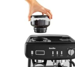 Machine Expresso Avec Moulin BREVILLE Barista Max+ VCF152X Noire -Smeg Soldes Boutique breville baristamaxplus 3