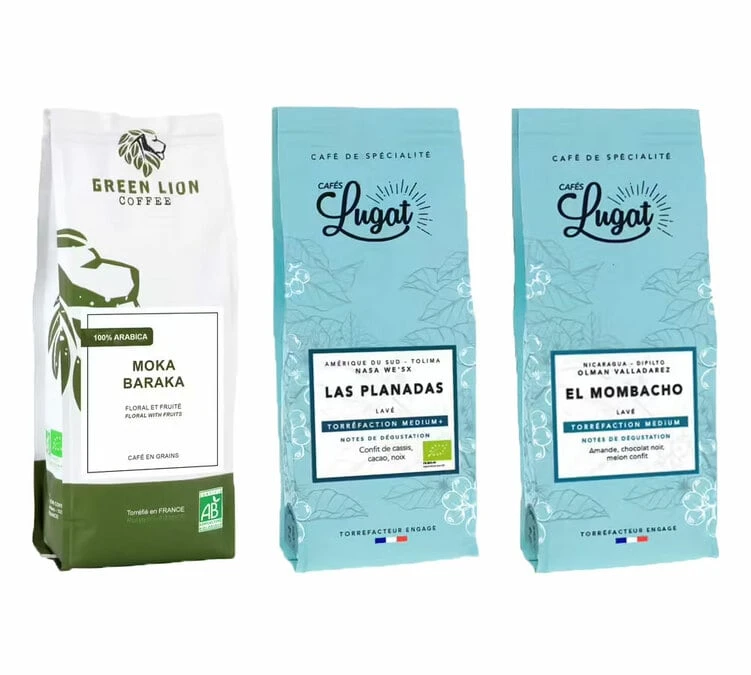 Pack Découverte Café En Grains Pour Cafetière Filtre 3 Pack Découverte Café En Grains Pour Cafetière Filtre