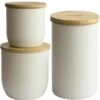 Lot De 3 Boîtes à Café/thé Rondes PEBBLY -Smeg Soldes Boutique bundle pebbly x3 id