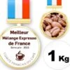 Café AA Blend - 3ème Prix Du Meilleur Mélange Expresso De France 2015 - 1Kg - Cafés Chapuis -Smeg Soldes Boutique cafe grains cafes chapuis meilleur melange expresso 2015 1
