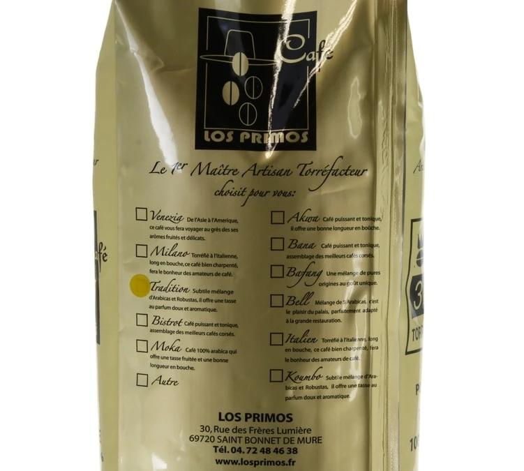 Café En Grains Tradition - 1Kg - Los Primos 4 Café En Grains Tradition - 1Kg - Los Primos – Image 2