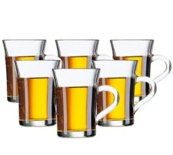 6 Verres à Thé Avec Anse 23 Cl - Café Compagnie