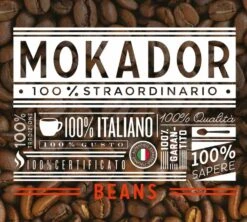1kg Café En Grain 100% Straordinario Gran Miscela - MOKADOR -Smeg Soldes Boutique cafeengrainmokadorcastellarimarque