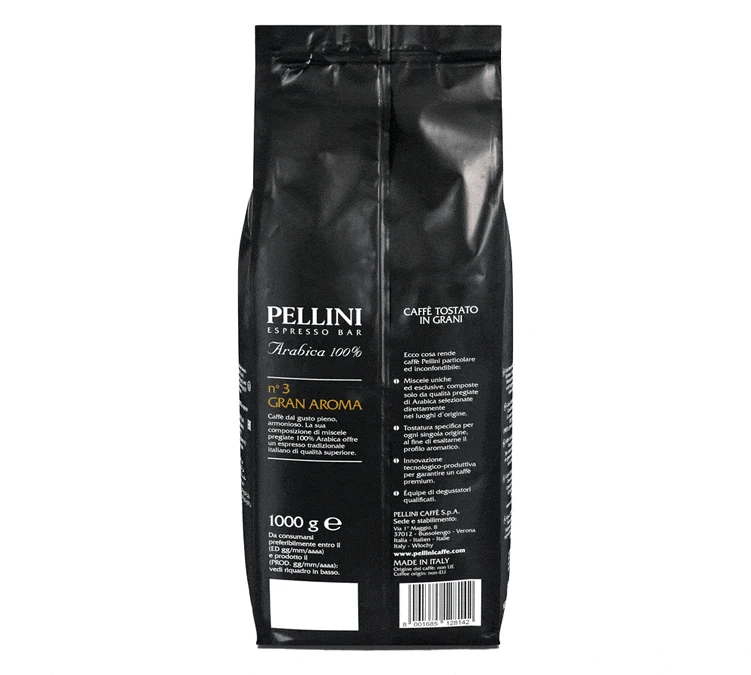 1kg Café En Grain Gran Aroma N°3 - PELLINI 8 1kg Café En Grain Gran Aroma N°3 - PELLINI – Image 6