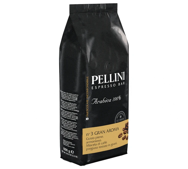 1kg Café En Grain Gran Aroma N°3 - PELLINI 5 1kg Café En Grain Gran Aroma N°3 - PELLINI – Image 3
