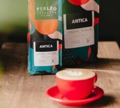 1 Kg Café En Grain Antica - PERLEO ESPRESSO -Smeg Soldes Boutique cafeengrainperleoespressoanticalatteart 1
