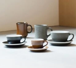 6 Tasses Café Latte Et Sous-tasses Egg 30cl Black - Loveramics -Smeg Soldes Boutique collectiongunpow 3