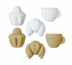 32 Sucres Moulés - Matin à Paris : Brioche, Croissant Et Tasse - CANASUC -Smeg Soldes Boutique detail matin paris