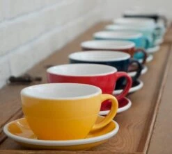 6 Tasses Cappuccino Et Sous-tasses Egg 20 Cl River Blue - Loveramics -Smeg Soldes Boutique eggcollection 11