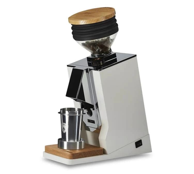 Moulin à Café EUREKA ORO Mignon Single Dose Blanc Et Bois De Chêne Avec Blow Up 3 Moulin à Café EUREKA ORO Mignon Single Dose Blanc Et Bois De Chêne Avec Blow Up