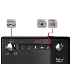 MELITTA Purista® F230-104 Noir Mat Garantie 3 Ans 18 MELITTA Purista® F230-104 Noir Mat Garantie 3 Ans -Smeg Soldes Boutique expresso broyeur melitta purista noir mat profil