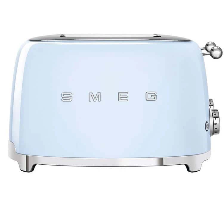 Grille-pain Smeg TSF03PBEU 4 Tranches Bleu Azur 4 Grille-pain Smeg TSF03PBEU 4 Tranches Bleu Azur – Image 2