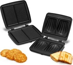 Gaufriers Frifri Multex WA102 Noir + Gaufrettes + Croquemonsieurs -Smeg Soldes Boutique gaufrier frifri wa102 3