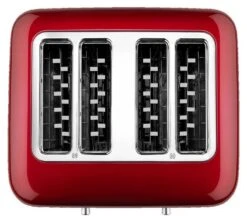 Toaster KitchenAid 5KMT4205ECA Artisan Rouge Pomme D'Amour - 4 Fentes -Smeg Soldes Boutique gp rouge haut