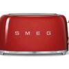 Grille-pain TSF02RDEU 4 Tranches Rouge - SMEG 2 Grille-pain TSF02RDEU 4 Tranches Rouge - SMEG -Smeg Soldes Boutique gp rouge smeg