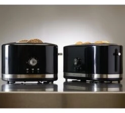 Toaster KitchenAid 5KMT2116EER Noir Onyx 2 Fentes -Smeg Soldes Boutique gpnoir amb2
