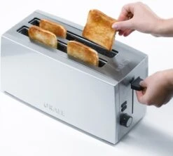 Grille Pain 2 Fentes Larges Inox - Graef TO100EU 10 Grille Pain 2 Fentes Larges Inox - Graef TO100EU -Smeg Soldes Boutique graef to100 4