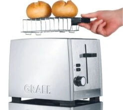 Toaster Graef TO80EU 2 Fentes Inox -Smeg Soldes Boutique graef to80 2
