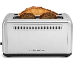 Grille Pain GP540A Inox 2 Fentes Extra Longues - Riviera Et Bar -Smeg Soldes Boutique grille pain riviera et bar gp540a 3